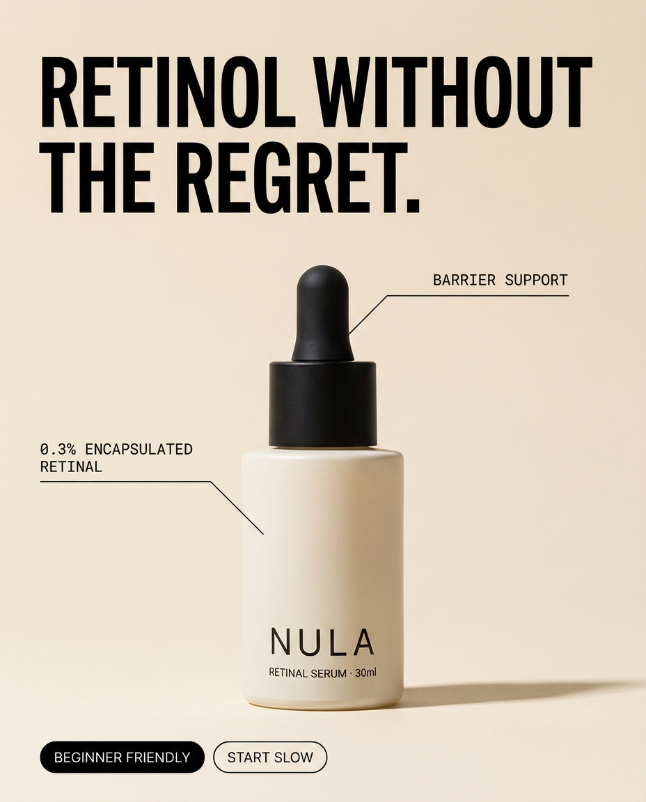 NULA SKIN — RETINOL WITHOUT THE REGRET.